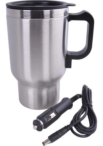 Revox USB ve Çakmak Girişli Mug 12V - Gri