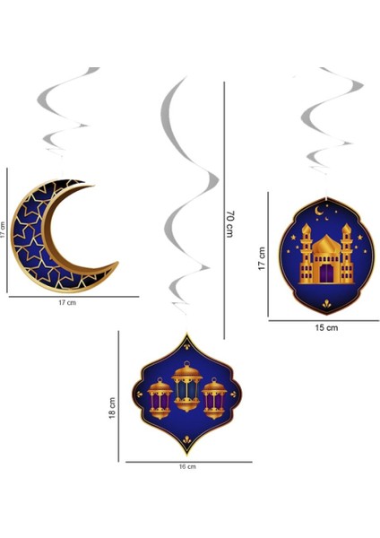 Mavi Hoş Geldin Ramazan Banner - Bayram Banner - Kaligrafi Hoşgeldin Ramazan