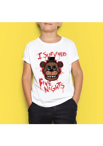 Five Nights At Freddy's Çocuk Tişört Fnaf