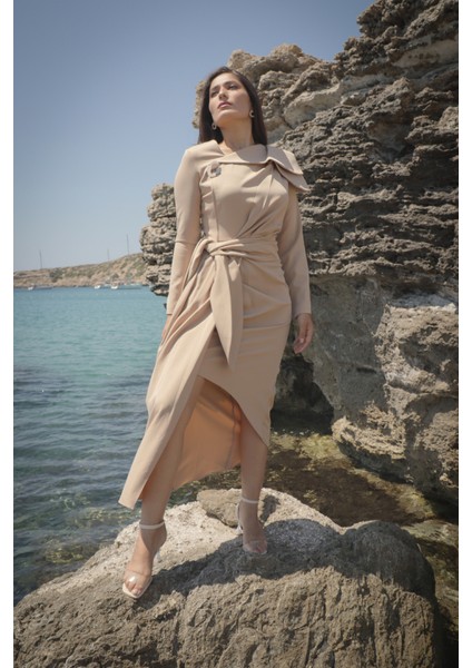 Bej Abiye Elbise fiyatları