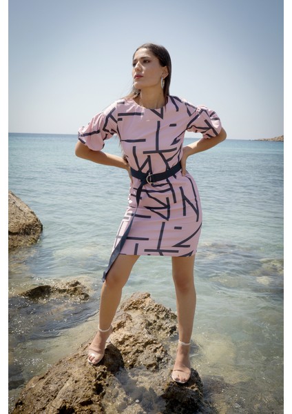 Pembe Kemerli Elbise indirimleri