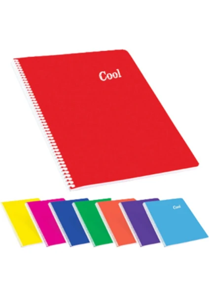 Keskin Color Spiralli Cool A4 60 Yaprak Çizgili Pp Kapak Defter