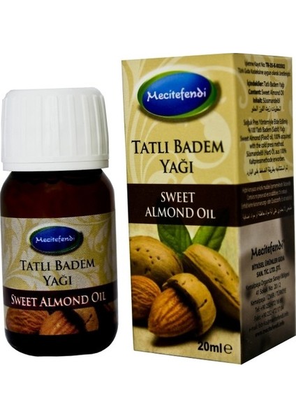 Mecit Efendi Tatlı Badem Yağı 20ML