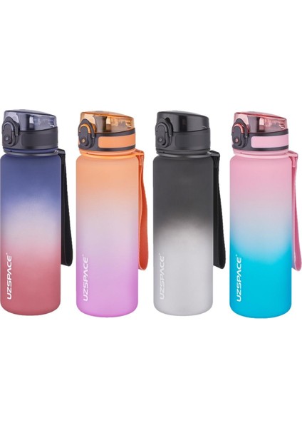 Tritan Matara 500 ml Pembe Yeşil Çift Renk