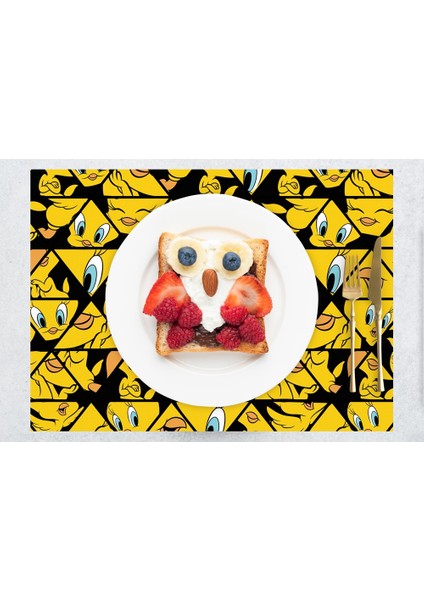 Home Tazmania Monster Kumaş Amerikan Servis 4'lü Set 35 x 50 cm