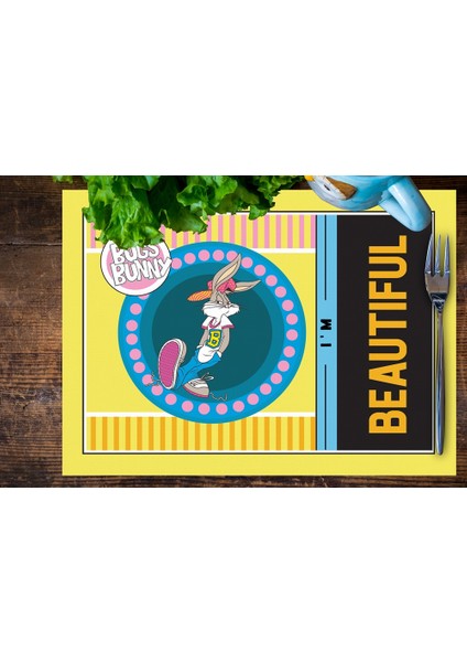 Home Tweety Teams Kumaş Amerikan Servis 4'lü Set 35 x 50 cm fiyatları