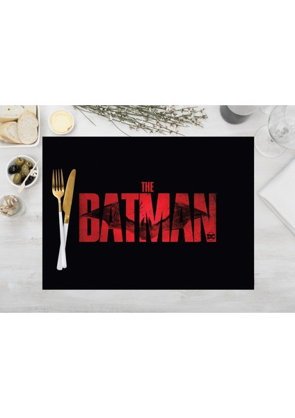 Home The Batman Black Kumaş Amerikan Servis 4'lü Set 35 x 50 cm