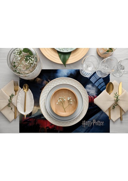 Home Hogwarts Express Kumaş Amerikan Servis 4'lü Set 35 x 50 cm fiyatları