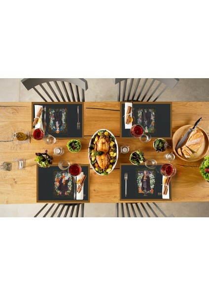Home Harry Potter Characters Kumaş Amerikan Servis 4'lü Set 35 x 50 cm fiyatları