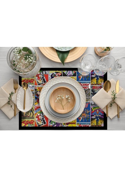 Home Justice League Kumaş Amerikan Servis 4'lü Set 35 x 50 cm fiyatları