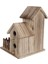 Barınakları Sağlayın Ahşap Kuş Evi Birdhouse Besleme Yuva Bahçe Backyard Balkon Kolye Swallows Kuşlar Için | Kuş Kafesleri ve yuvalar - (Yurt Dışından) 3