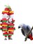 Kuş Oyuncakları Çiğneme Oyuncaklar Büyük Orta Pet Parrot Cockatiel Parakeet Renkli Ahşap Blokları Salıncak Gıda Sınıfı Oyuncaklar ZM815 | Kuş Oyuncakları - (Yurt Dışından) 1