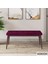 Concept Noa Serisi, 80X132 Açılabilir Benchli Barok Ahşap Desen Mutfak Masa Takımı, 4 Sandalye 1 Bench 3