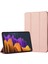 Samsung Galaxy Tab S8 X700 Kılıf Slim Translucent Back Smart Cover Rose Gold 1