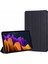 Samsung Galaxy Tab S8 X700 Kılıf Slim Translucent Back Smart Cover Siyah 1
