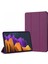 Samsung Galaxy Tab S8 Plus X800 Kılıf Slim Translucent Back Smart Cover Mor 1