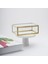 Konsept Hediyelik Cam Kapaklı Yüzük Takı Aksesuar Kutusu Ham Pirinç Gold Brass 15CM x 10CM x 6cm 3