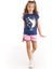 Uzayda Unicorn Kız T-Shirt Şort Takım 1