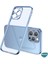 Apple iPhone 12 Pro Kılıf Square Matte Plating Mavi 2
