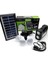 GD-8017T Solar Panelli 3 Ampullü Set Akülü Solar Işıldak Fener 1