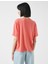 Kadın Slogan Baskılı Tişört V Yaka 4