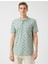 Erkek Slim Fit Desenli Polo Yaka Tişört 3