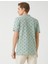 Erkek Slim Fit Desenli Polo Yaka Tişört 4