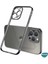 Apple iPhone 13 Pro Kılıf Square Matte Plating Siyah 2