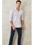 ALTINYILDIZ CLASSICS Erkek Beyaz-mavi Ütü Gerektirmeyen Non-ıron Slim Fit Dar Kesim Klasik Yaka %100 Pamuk Kareli Gömlek 2