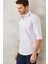 ALTINYILDIZ CLASSICS Erkek Beyaz-mavi Ütü Gerektirmeyen Non-ıron Slim Fit Dar Kesim Klasik Yaka %100 Pamuk Kareli Gömlek 3