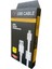 Casper Via V10 Uyumlu Data Şarj USB Kablosu 1.5 Metre 2.1 Amper 3