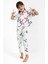 2786 Garson Love Krem Kız Çocuk Gömlek Pijama Takımı 3