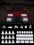 25 Parça Reflektörlü Karışık Oto Sticker Motor Bisiklet Aksesuar Oto 1