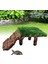 Kaplumbağa Yuvası için 11x6.5x4cm Dekoratf Platform -Kahverengi/Yeşil (Yurt Dışından) 3