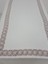 Sidal Lüx Dantelli Krep Kumaş Krem Masa Örtüsü Dikdörtgen 170x330 cm - 1003 1