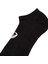 Siyah Ankle Çorap 6 Çift Yastıklı Tabana Sahip Destekleyici Yapı 3