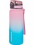 Tritan Matara 500 ml Pembe Yeşil Çift Renk 1