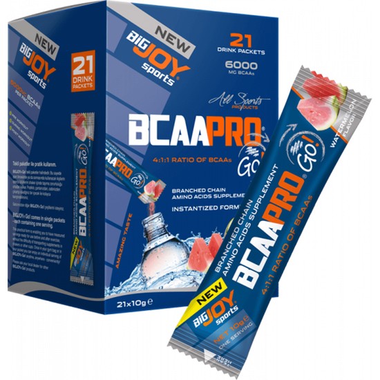 Bigjoy Bcaa Pro Go! 21 Drink Packets Karpuz Aromalı Fiyatı
