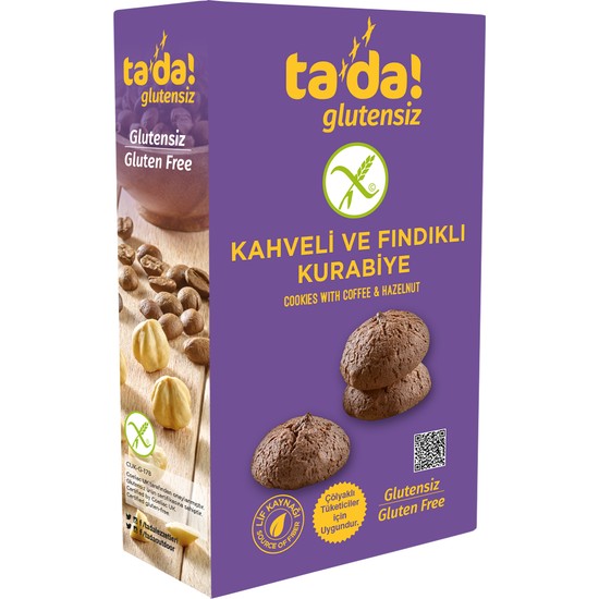 Tada Glutensiz Kahveli Fındıklı Kurabiye 75 G