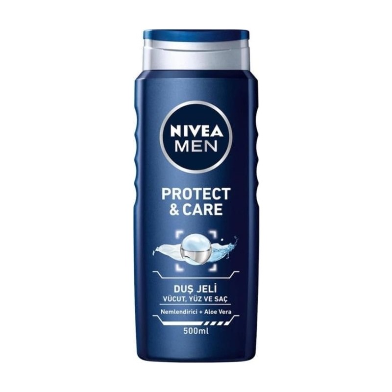 Nivea Men Protect & Care Aloe Vera Nemlendirici Erkek Duş Jeli 500 ml