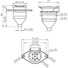 Allestock Römork Soketi - N Tip - 7 Pin