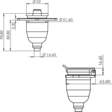 Allestock Römork Soketi - S Tip Metal - 7 Pin