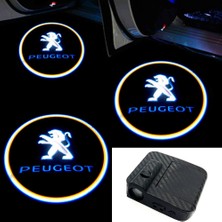 ensadepo Peugeot Kapı Altı LED Logo Yeni Nesil Mesafe Sensörlü Pilli Yapıştırmalı