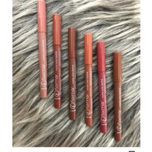 luua Dudak Kalemi Matte Color Lipstick Jumbo Kalın Kalem Ruj Waterproof 12 Li Set