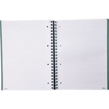 Le Color Elma Desen 2+1 Kareli & Çizgili 235X300 Spiralli Defter