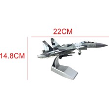 Vogue Element 1/100 Sukhoı Su-35 Metal Avcı Uçağı Modeli ile Ekran Standı Koleksiyon (Yurt Dışından)