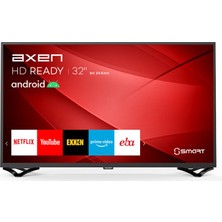 Axen AX32DAB13 32" 80 Ekran Uydu Alıcılı HD Android Smart LED TV