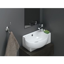 Köksallar Turkuaz Cerastyle Mini Köşe Lavabo 28X45 (Mobilya Uyumlu) 001300