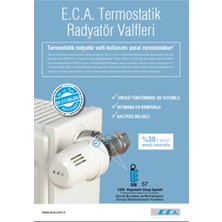 E.C.A Eca 1/2 Trv3 Termostatik Köşe Radyatör Vanası 602120531