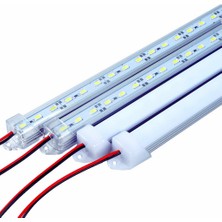 Grow LED Full Spektrum LED Bitki Büyütme Ledi 12V Şeffaf KAPAK-100CM-ADAPTÖRSÜZ